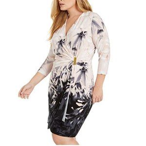 Calvin Klein  Floral Print Dress